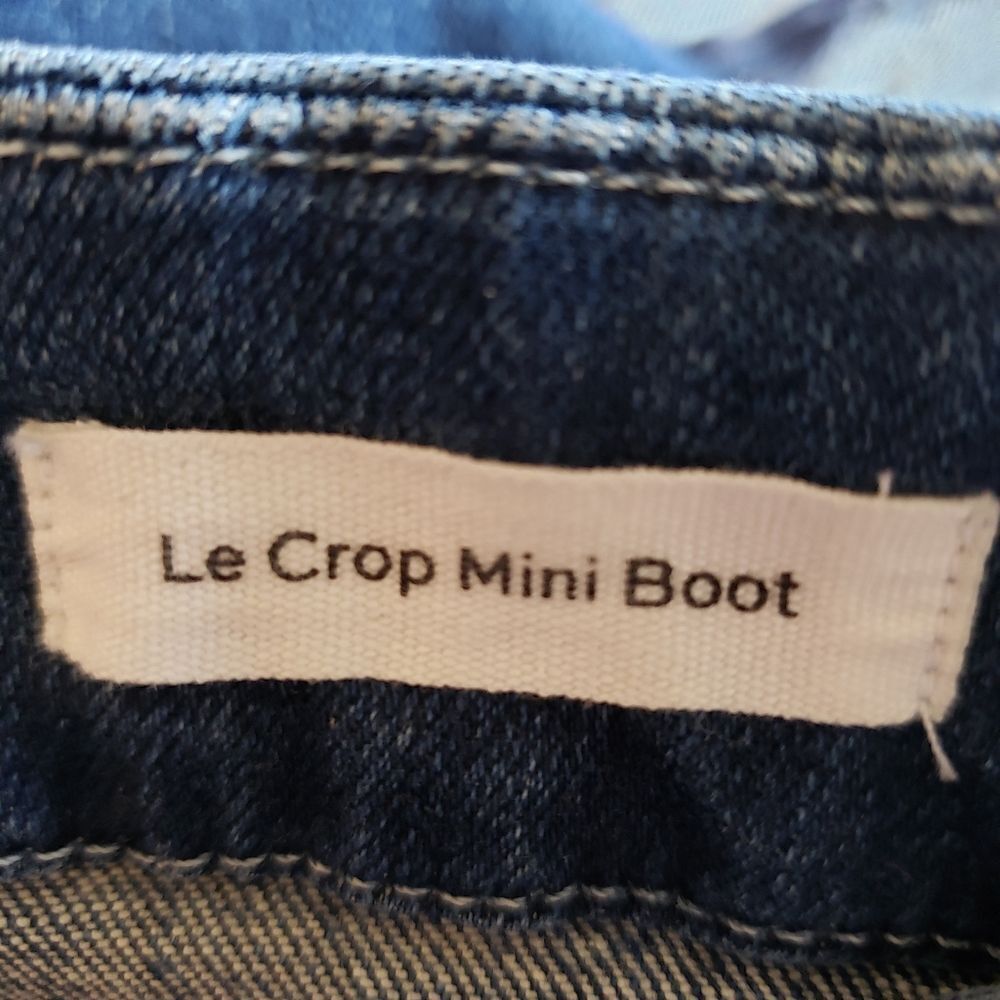 Frame Le Crop Mini Boot Reverse Cuffs Sz 26 - image 8